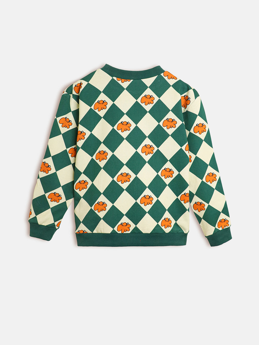 Checker board face 2-Piece Sweatshirt Set