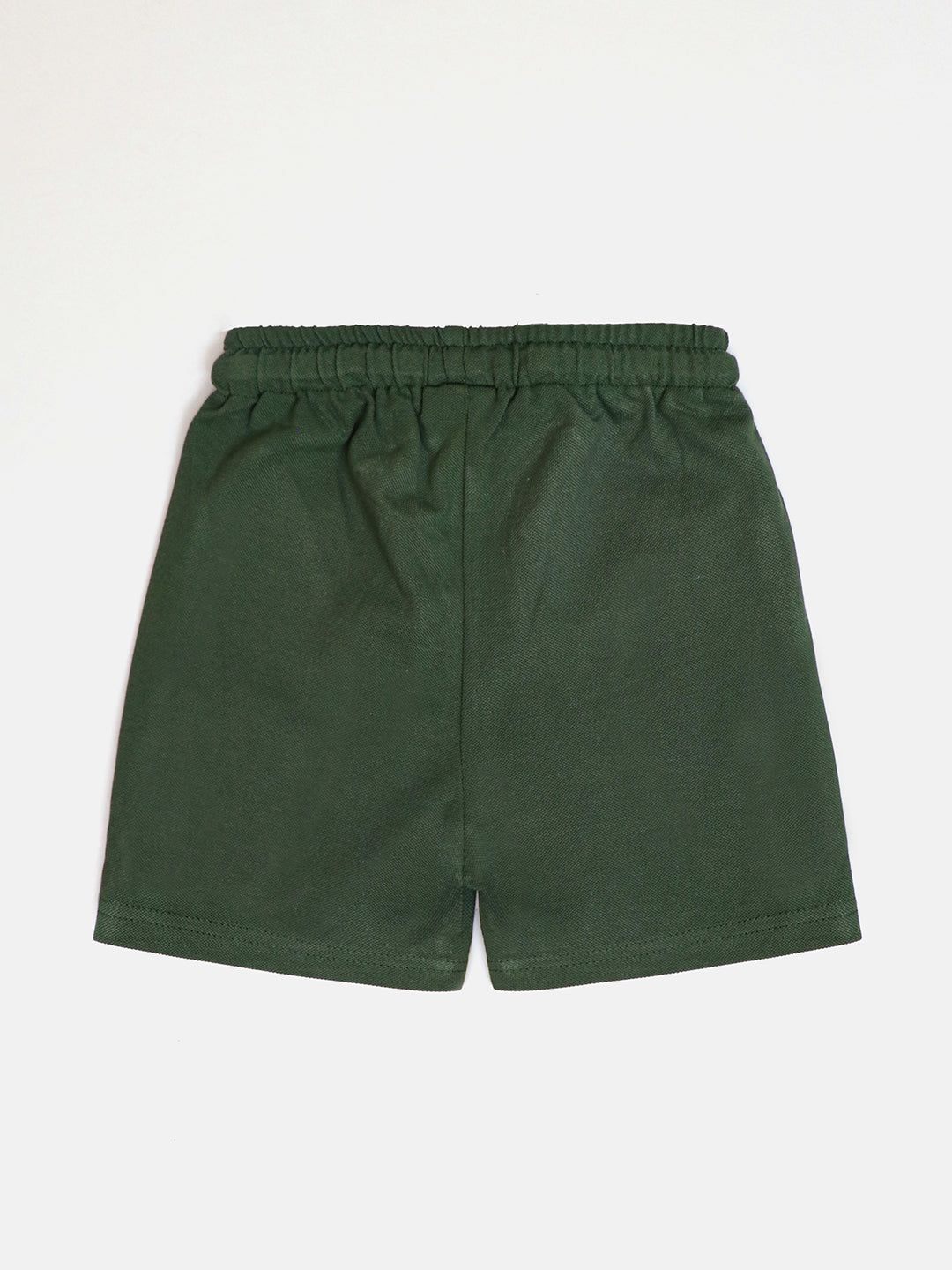 Green Summer Classic Polo-Shorts Set