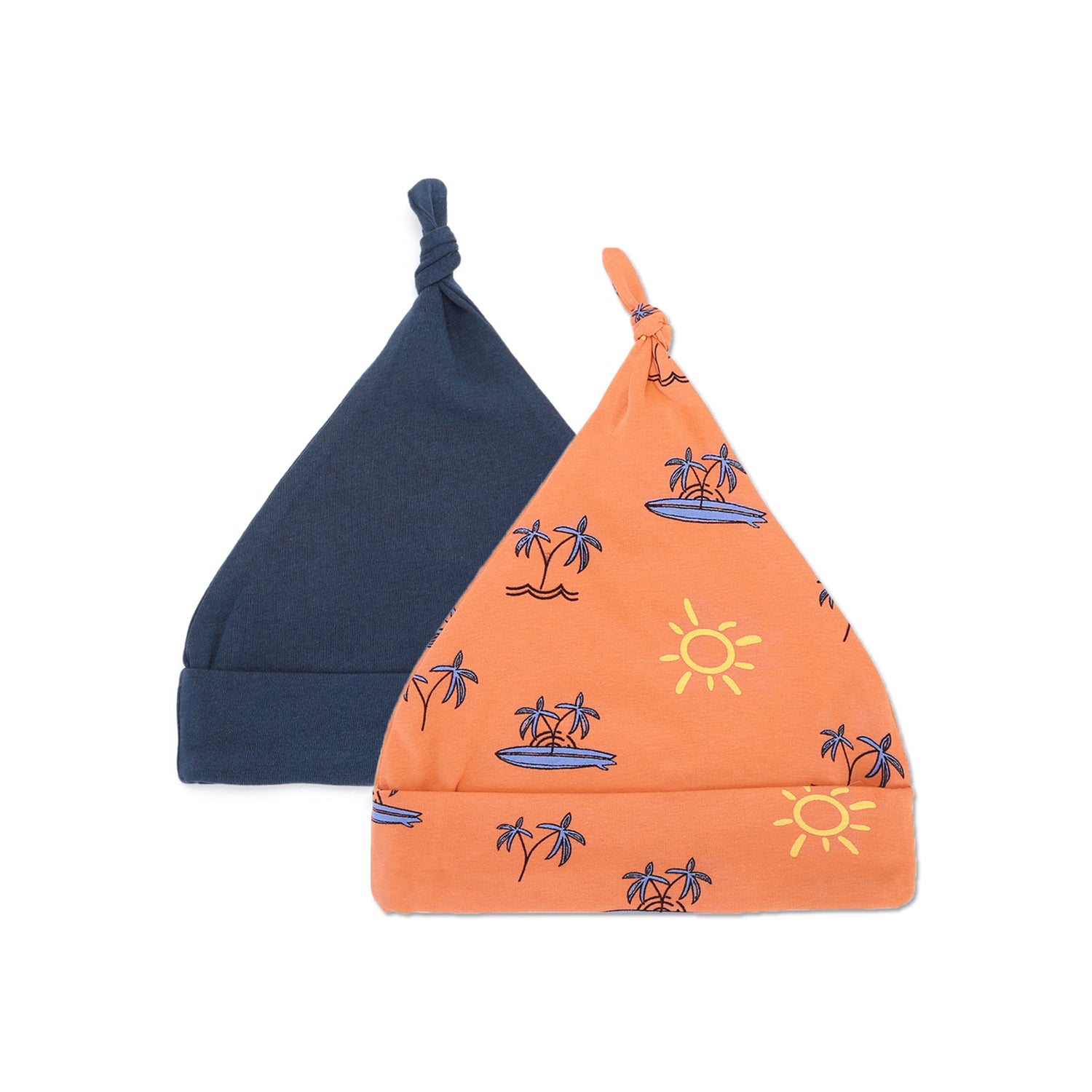 Beanies Combo Pack- Coral and Blue