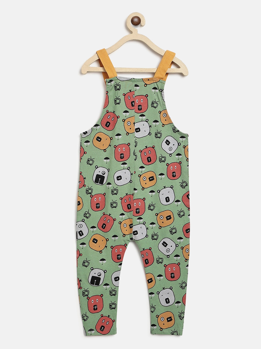 Dungarees Combo- Hippie Bear and Love&Peace