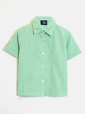 Boys Cotton Shirts Combo- Pink and Green